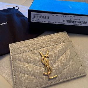 YSL card wallet